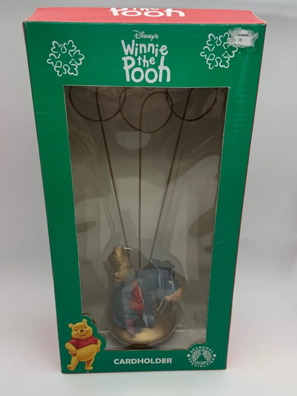 Disney Winnie the Pooh Eeyore Holiday Seasonal Specialties Cardholder In Box!